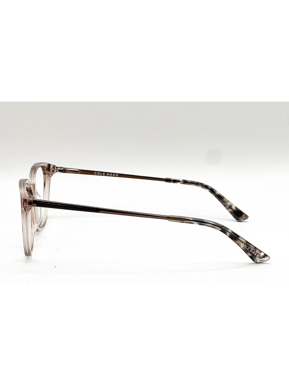 Cole Haan CH5041 272 Taupe Crystal Round Authentic Eyeglass Frames 52-18-135